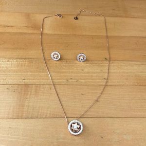 Necklace with matching earrings